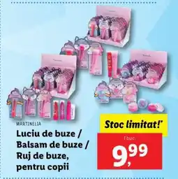 Lidl Luciu de buze / Balsam de buze / Ruj de buze, pentru copii Ofertă