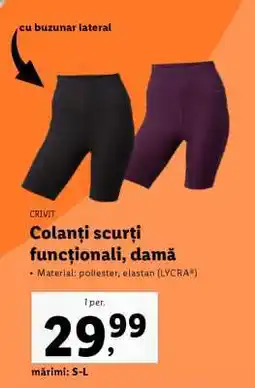 Lidl Colanți scurți funcționali, damă Ofertă