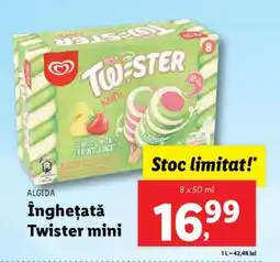 Lidl Înghețată Twister mini Ofertă