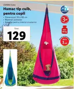 Lidl Hamac tip cuib, pentru copii Ofertă