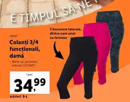 Lidl Colanți 3/4 funcționali, damă Ofertă