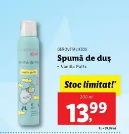 Lidl GEROVITAL KIDS Spumă de duș Ofertă