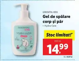 Lidl GEROVITAL KIDS Gel de spălare corp și păr Ofertă