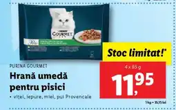 Lidl PURINA GOURMET Hrană umedă pentru pisici Ofertă