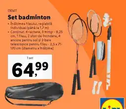 Lidl Set badminton Ofertă