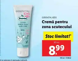 Lidl Gerovital Kids Cremă pentru zona scutecului Ofertă