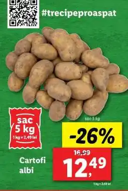 Lidl Cartofi albi Ofertă