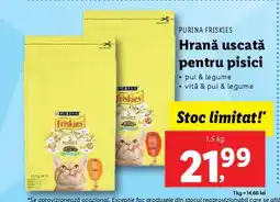 Lidl PURINA FRISKIES Hrană uscată pentru pisici Ofertă