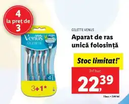 Lidl Gilette Venus Aparat de ras unică folosință Ofertă