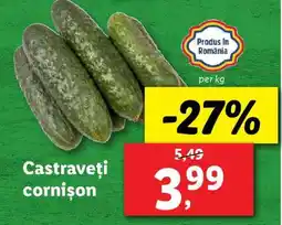 Lidl Castraveți cornișon Ofertă