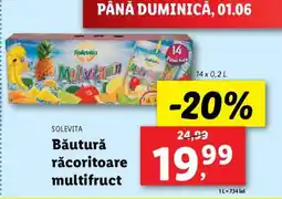 Lidl Solevita Băutură răcoritoare multifruct Ofertă