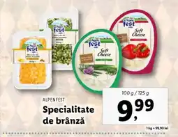 Lidl ALPENFEST Specialitate de brânză Ofertă