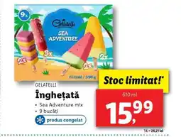 Lidl Înghețată Gelatelli Ofertă