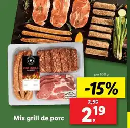 Lidl Mix grill de porc Ofertă