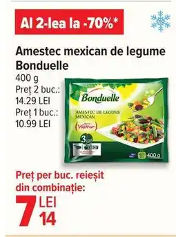 Carrefour Amestec mexican de legume Bonduelle Ofertă