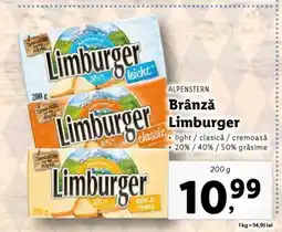 Lidl Brânză Limburger Ofertă