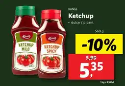 Lidl Kania Ketchup Ofertă