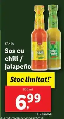 Lidl Kania Sos cu chili / jalapeño Ofertă