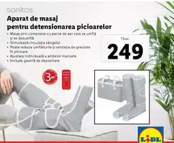Lidl Aparat de masaj pentru detensionarea picioarelor Ofertă