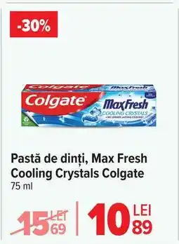 Carrefour Pastă de dinți, Max Fresh Cooling Crystals Colgate Ofertă