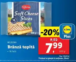 Lidl Milbona Brânză topită Ofertă