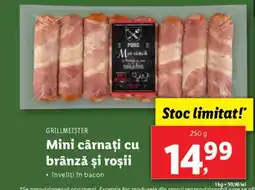 Lidl Mini cârnați cu brânză și roșii Ofertă