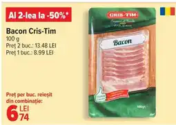 Carrefour Bacon Cris-Tim Ofertă
