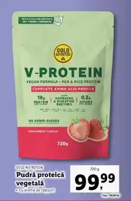 Lidl Pudră proteică vegetală Ofertă