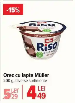 Carrefour Orez cu lapte MULLER Ofertă