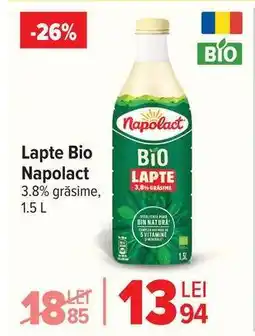 Carrefour Lapte Bio Napolact Ofertă