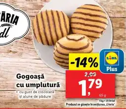 Lidl Gogoasă cu umplutură Ofertă