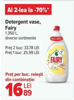 Carrefour Detergent vase, Fairy Ofertă