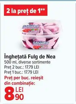 Carrefour Înghețată Fulg de Nea Ofertă