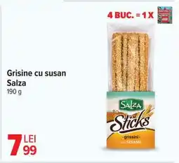 Carrefour Grisine cu susan Salza Ofertă