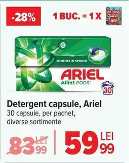 Carrefour Detergent capsule ARIEL Ofertă