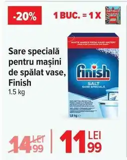 Carrefour Sare specială pentru mașini de spălat vase, Finish Ofertă