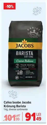 Carrefour Cafea boabe Jacobs Krönung Barista Ofertă