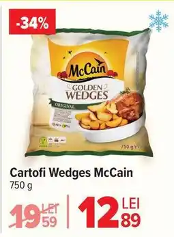 Carrefour Cartofi wedges McCain Ofertă