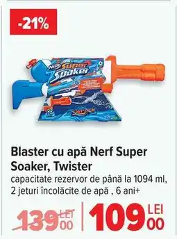 Carrefour Blaster cu apă Nerf Super Soaker, Twister Ofertă