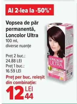 Carrefour Vopsea de păr permanentă Loncolor Ultra Ofertă