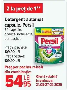 Carrefour Detergent automat capsule, Persil Ofertă