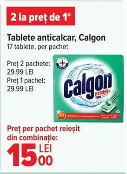 Carrefour Tablete anticalcar, Calgon Ofertă