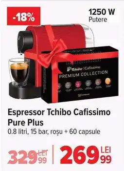 Carrefour Espressor Tchibo Cafissimo Pure Plus Ofertă