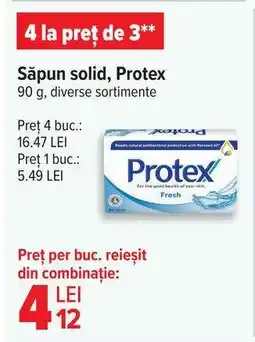 Carrefour Săpun solid PROTEX Ofertă