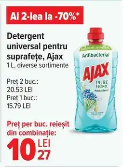 Carrefour Detergent universal pentru suprafețe, Ajax Ofertă