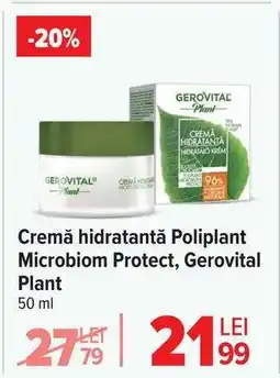 Carrefour Cremă hidratantă Poliplant Microbiom Protect, Gerovital Plant Ofertă