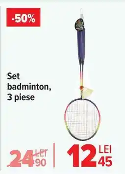 Carrefour Set badminton, 3 piese Ofertă