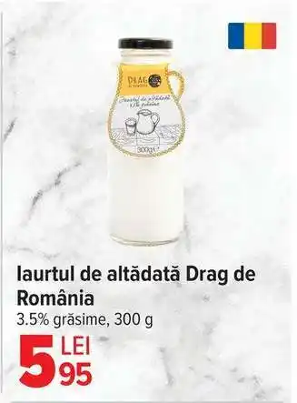 Carrefour Iaurtul de altădată Drag de România Ofertă