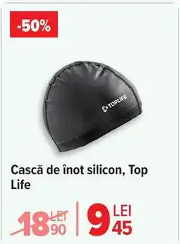 Carrefour Cască de înot silicon, Top Life Ofertă