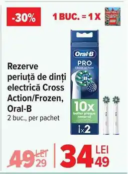 Carrefour Rezervă periuță de dinți electrică Cross Action/Frozen, Oral-B Ofertă